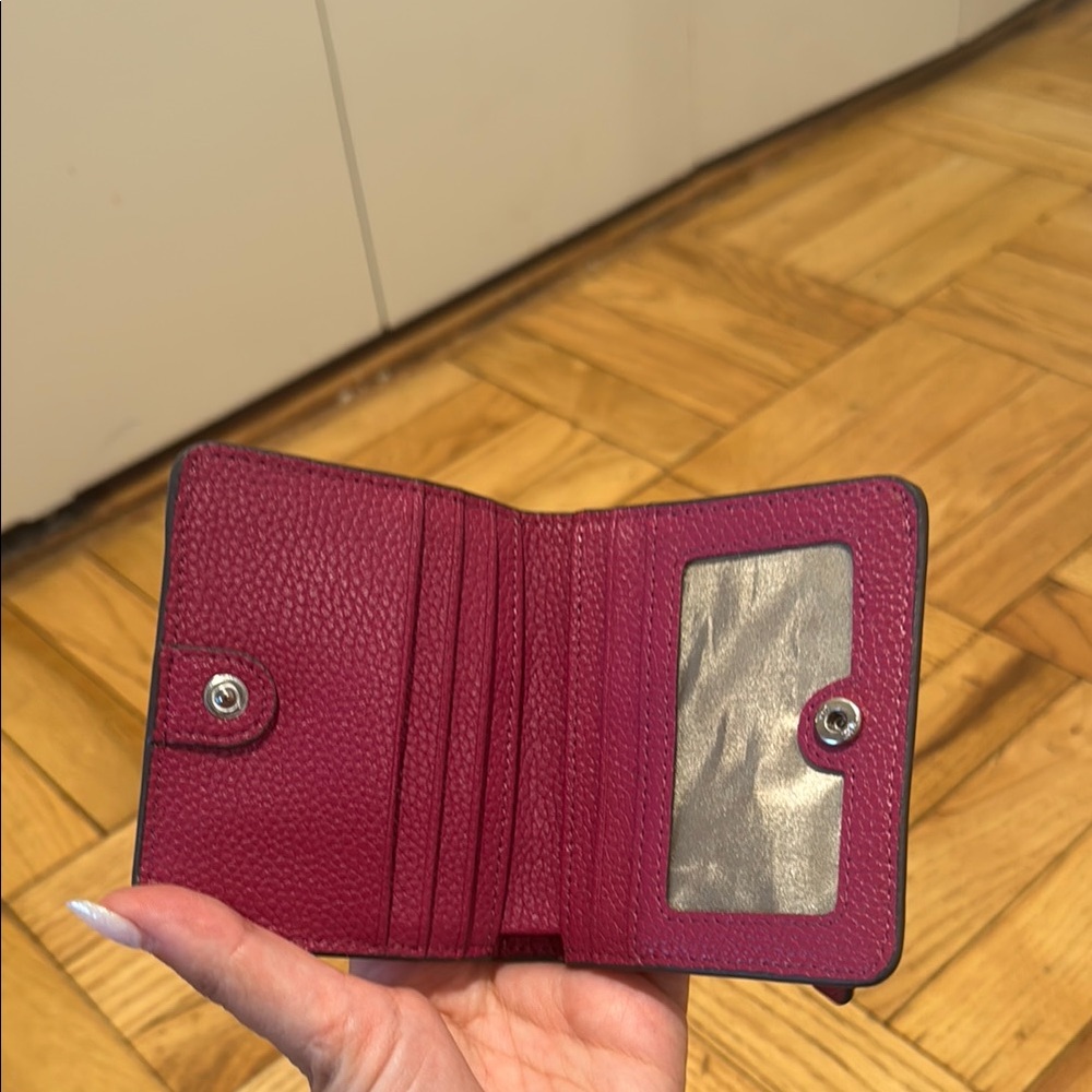 Pink Leather Wallet